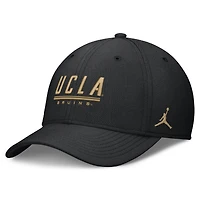 Men's Jordan Brand Black UCLA Bruins Game Day Rise Swooshflex Hat