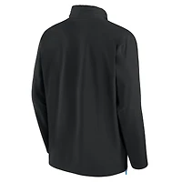 Men's Jordan Brand Black UCLA Bruins Sideline Coaches Quarter-Zip Jacket