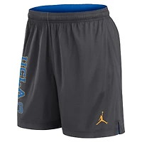 Men's Jordan Brand Blue/Anthracite UCLA Bruins Courtside Standard Issue Dri-FIT Reversible Shorts