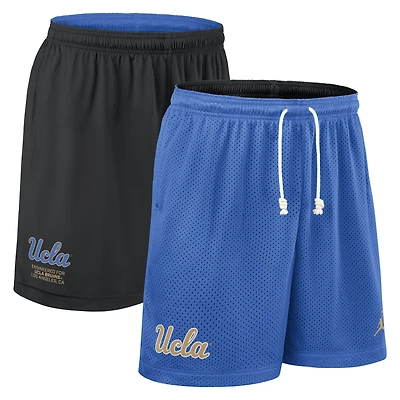 Men's Jordan Brand Blue/Black UCLA Bruins 2025 Sideline Reversible Dri-FIT Shorts
