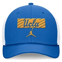 Men's Jordan Brand Blue/White UCLA Bruins 2024 Sideline Trucker Adjustable Hat
