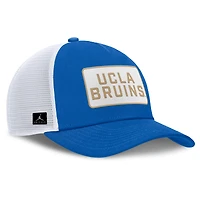 Men's Jordan Brand /White UCLA Bruins 2025 On-Field Rise Patch Trucker Adjustable Hat