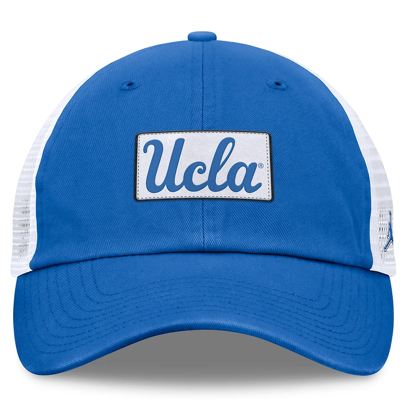 Casquette réglable Jordan Brand bleu/blanc UCLA Bruins Primetime Club Trucker pour hommes