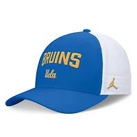 Men's Jordan Brand Blue/White UCLA Bruins Primetime Rise City Trucker Performance Adjustable Hat