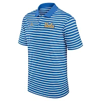 Men's Jordan Brand Blue/White UCLA Bruins Primetime Victory Striped Performance Polo