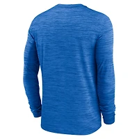 Men's Jordan Brand Blue UCLA Bruins Sideline Velocity Dri-FIT Long Sleeve T-Shirt