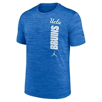 T-shirt Jordan Brand bleu UCLA Bruins Sideline Velocity Dri-FIT pour homme