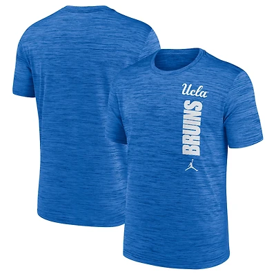 T-shirt Jordan Brand bleu UCLA Bruins Sideline Velocity Dri-FIT pour homme