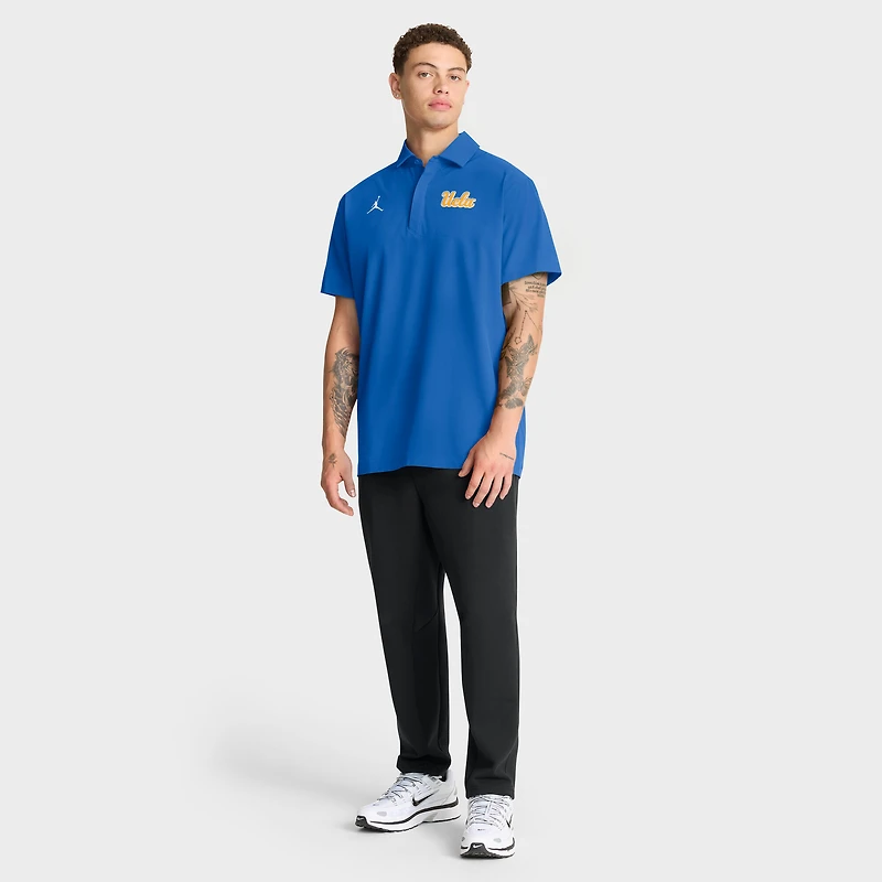 Men's Jordan Brand Blue UCLA Bruins 2025 Coaches Sideline Polo