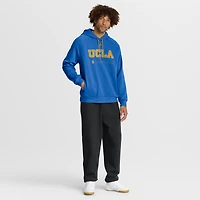 Men's Jordan Brand Blue UCLA Bruins 2025 Courtside Basketball Practice Raglan Dri-FIT Hoodie