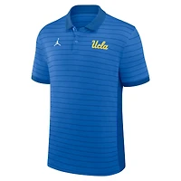 Men's Jordan Brand Blue UCLA Bruins 2025 Early Season Coaches Sideline Victory Stripe Dri-FIT Polo