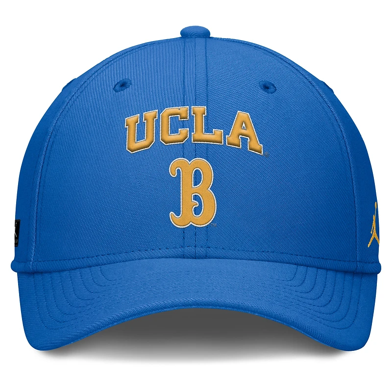 Men's Jordan Brand Blue UCLA Bruins 2025 On-Field Rise Performance Flex Hat