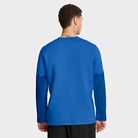 T-shirt à manches longues Jordan Brand bleu UCLA Bruins 2025 Sideline Coach Therma-FIT pour homme