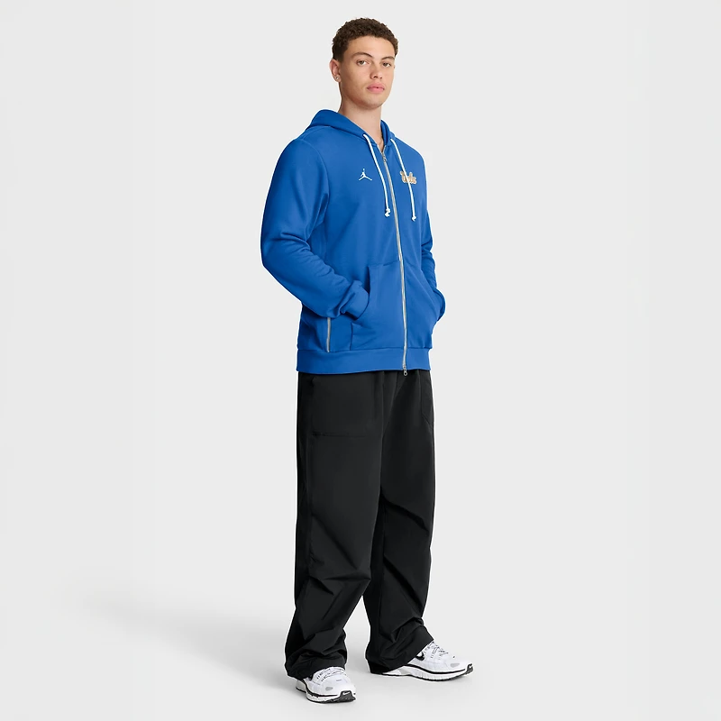 Men's Jordan Brand Blue UCLA Bruins 2025 Sideline Standard Issue Dri-FIT Full-Zip Hoodie