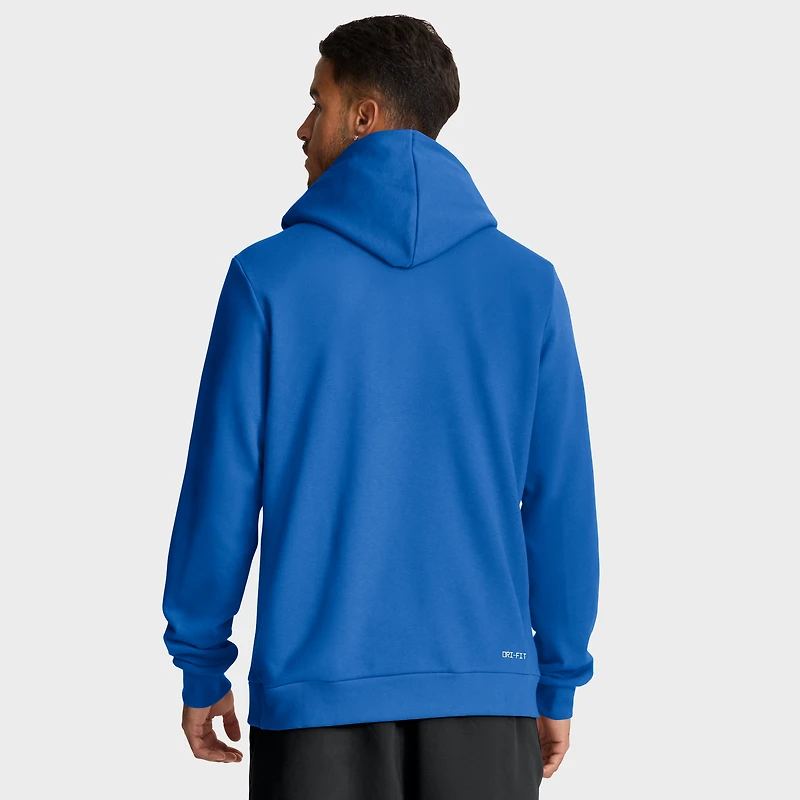 Sweat à capuche Jordan Brand bleu UCLA Bruins 2025 Sideline Standard Issue Dri-FIT pour homme