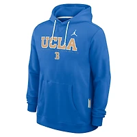 Sweat à capuche Jordan Brand bleu UCLA Bruins 2025 Sideline Standard Issue Dri-FIT pour homme