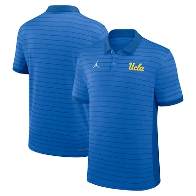 Men's Jordan Brand Blue UCLA Bruins 2026 Early Season Coaches Sideline Victory Stripe Dri-FIT Polo