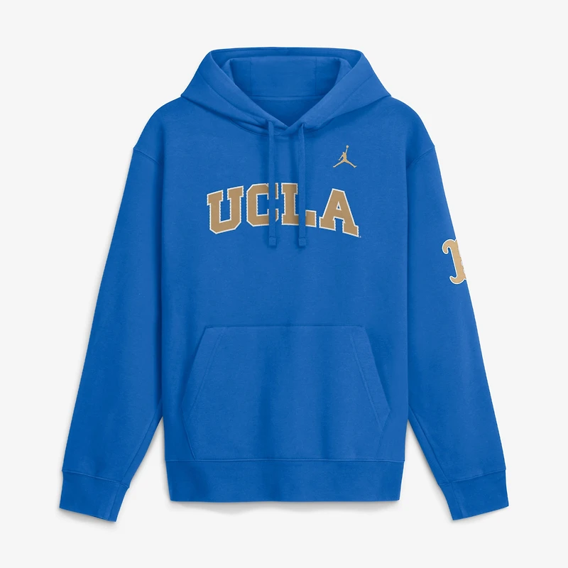 Sweat à capuche en polaire Jordan Brand bleu UCLA Bruins 2026 Sideline Club pour homme