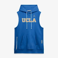 Men's Jordan Brand  Blue UCLA Bruins 2026 Sideline Sleeveless Dri-FIT Hoodie