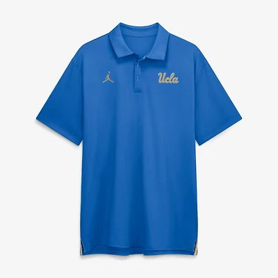 Men's Jordan Brand Blue UCLA Bruins 2026 Sideline Tour Dri-FIT Polo