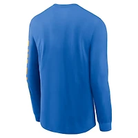 Men's Jordan Brand  Blue UCLA Bruins Basketball Icon Two-Hit Long Sleeve T-Shirt