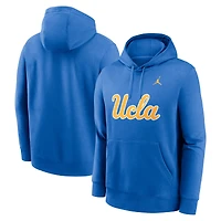 Sweat à capuche en polaire Primetime Club des Bruins de l'UCLA pour homme la marque Jordan Heather Grey