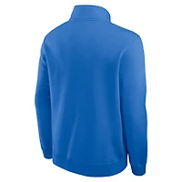 Pull Jordan Brand bleu UCLA Bruins Primetime Club à demi-zip pour homme