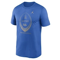 T-shirt Jordan Brand bleu UCLA Bruins Primetime Legend Football Icon Dri-FIT pour homme