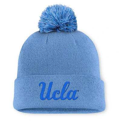 Men's Jordan Brand Blue UCLA Bruins Primetime Peak Campus Cuffed Knit Hat with Pom