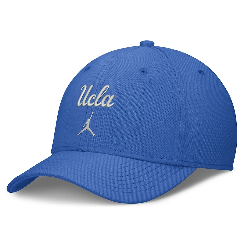 Men's Jordan Brand Blue UCLA Bruins Rise On-Field SwooshFlex Dri-FIT Flex Hat