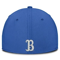 Casquette Jordan Brand bleue UCLA Bruins Rise On-Field SwooshFlex Dri-FIT Flex pour homme