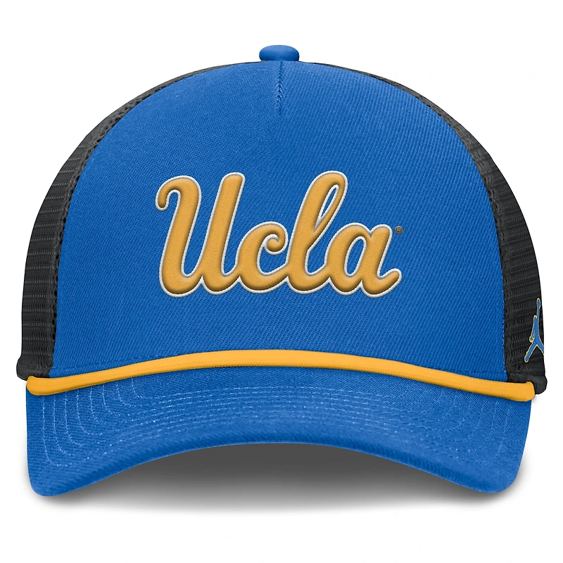 Men's Jordan Brand Blue UCLA Bruins Rise Primetime Trucker Adjustable Hat