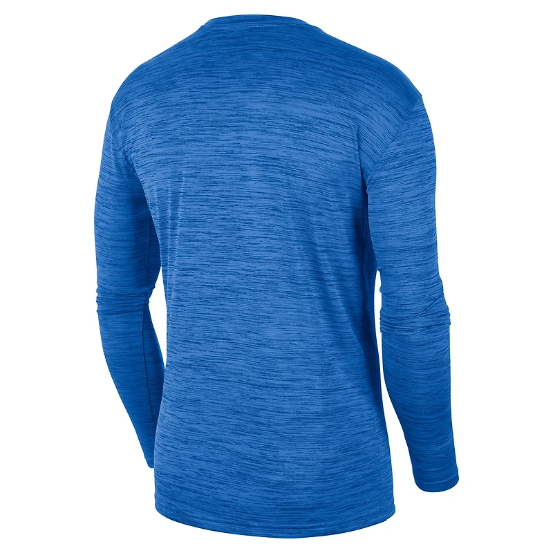 Men's Jordan Brand Blue UCLA Bruins Sideline Game Day Velocity Performance Long Sleeve T-Shirt