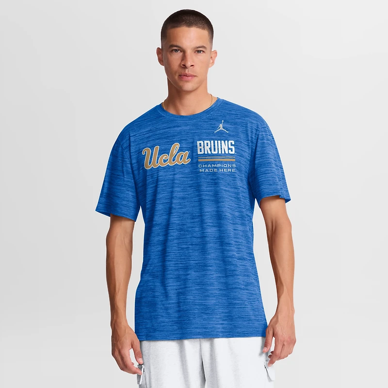 Men's Jordan Brand Blue UCLA Bruins Sideline Velocity Dri-FIT T-Shirt