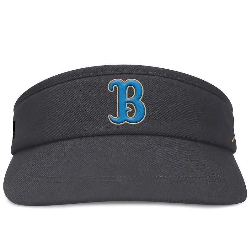 Visière ajustable Jordan Brand Charcoal pour homme UCLA Bruins Sideline Coaches