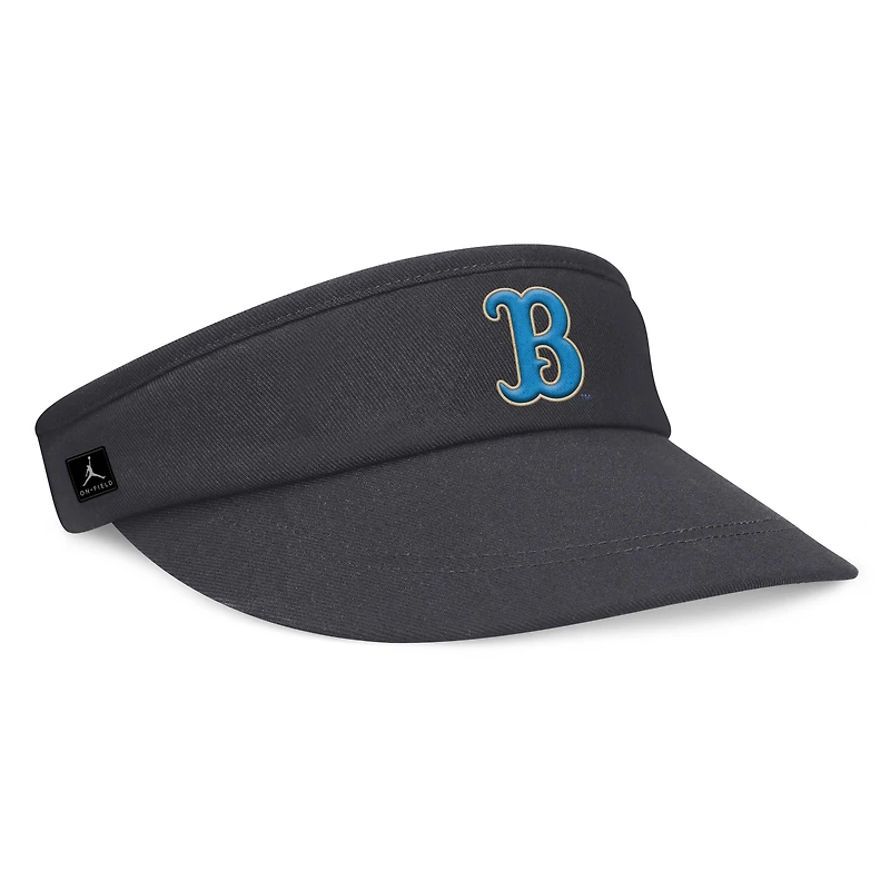 Visière ajustable Jordan Brand Charcoal pour homme UCLA Bruins Sideline Coaches