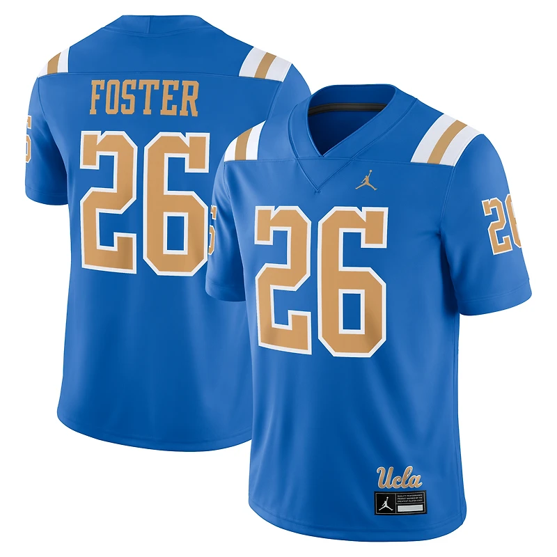 Maillot Jordan Brand DeShaun Foster bleu pour homme, UCLA Bruins Alumni, match à domicile