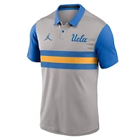 Polo Jordan Brand gris/bleu pour homme UCLA Bruins Vapor Dri-FIT