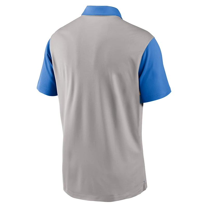 Polo Jordan Brand gris/bleu pour homme UCLA Bruins Vapor Dri-FIT