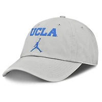 Men's Jordan Brand Gray UCLA Bruins 2025 On-Field Gameday Club Adjustable Hat