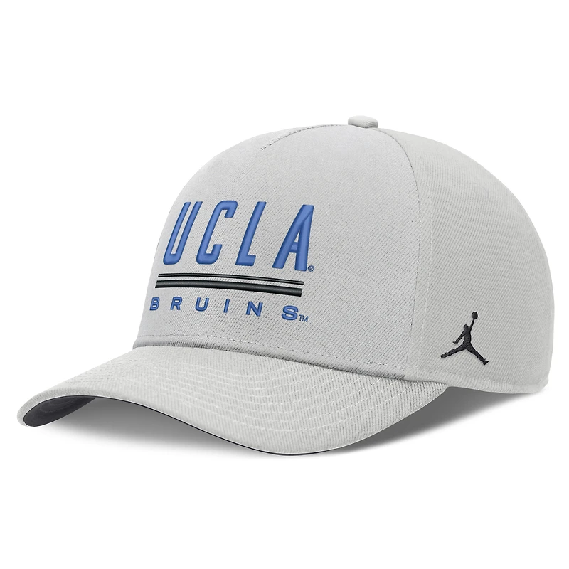 Men's Jordan Brand  Gray UCLA Bruins 2026 Sideline Dri-FIT Rise Adjustable Hat