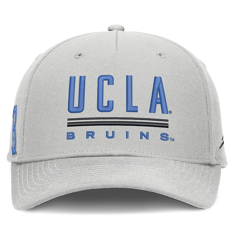 Men's Jordan Brand  Gray UCLA Bruins 2026 Sideline Dri-FIT Rise Adjustable Hat