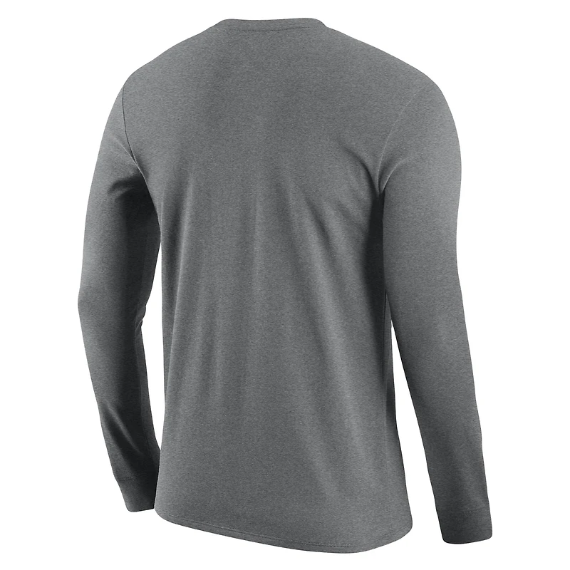 Men's Jordan Brand Gray UCLA Bruins Basketball Long Sleeve T-Shirt