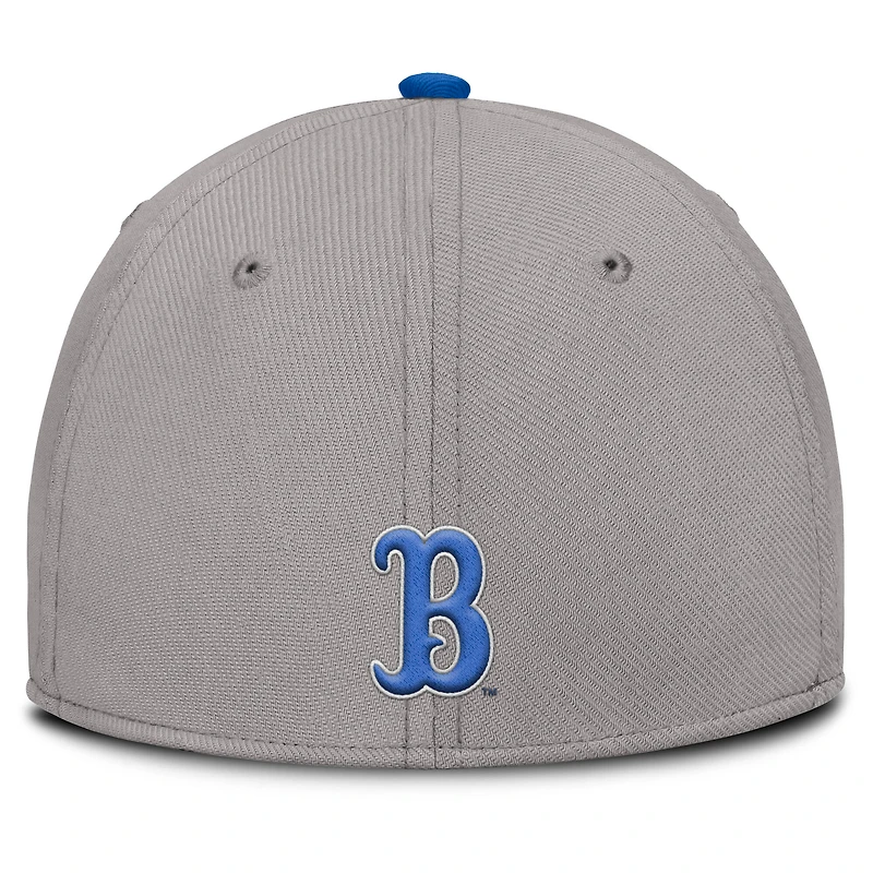 Men's Jordan Brand Gray UCLA Bruins Rise Prep Performance Flex Hat
