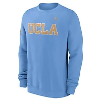 Men's Jordan Brand Light Blue UCLA Bruins 2026 Sideline Club Sweatshirt