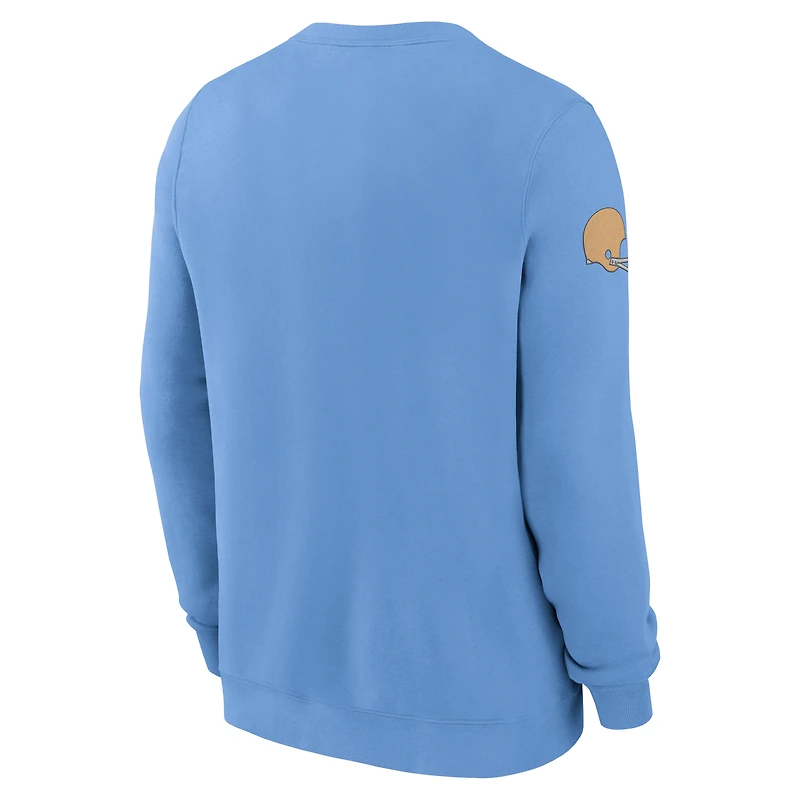 Men's Jordan Brand Light Blue UCLA Bruins 2026 Sideline Club Sweatshirt