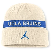 Men's Jordan Brand Natural UCLA Bruins Peak Primetime Utility Cuffed Knit Hat