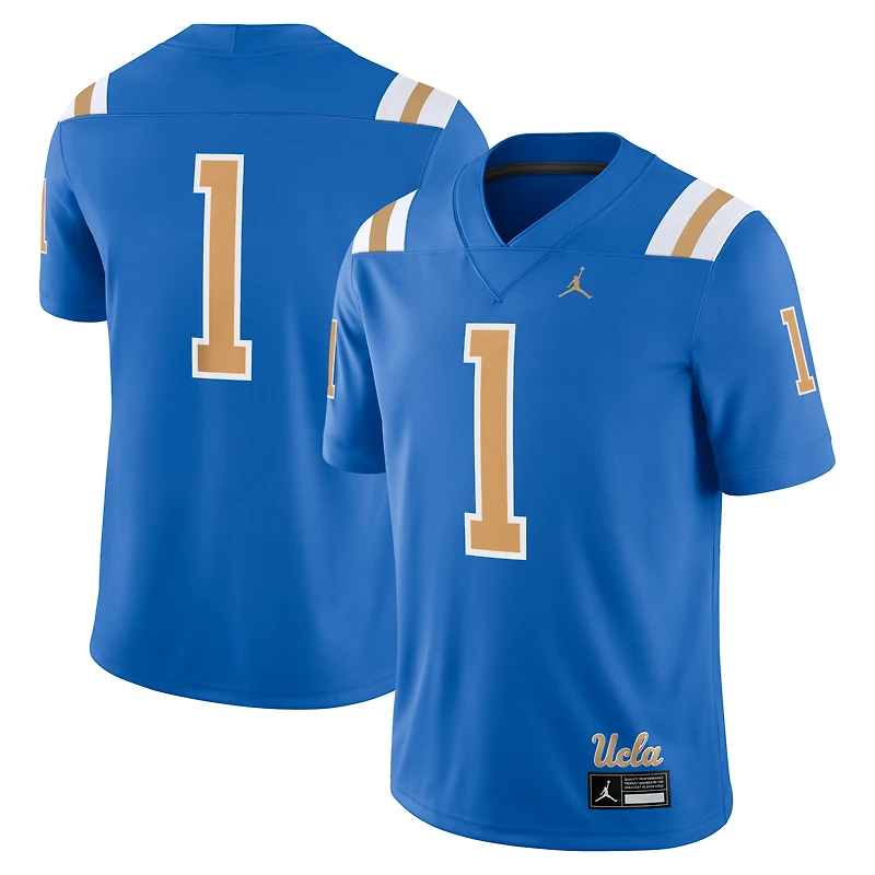 Maillot de match Jordan Brand #1 bleu UCLA Bruins pour homme