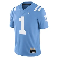 Men's Jordan Brand #1 Light Blue UCLA Bruins Alternate Game Jersey