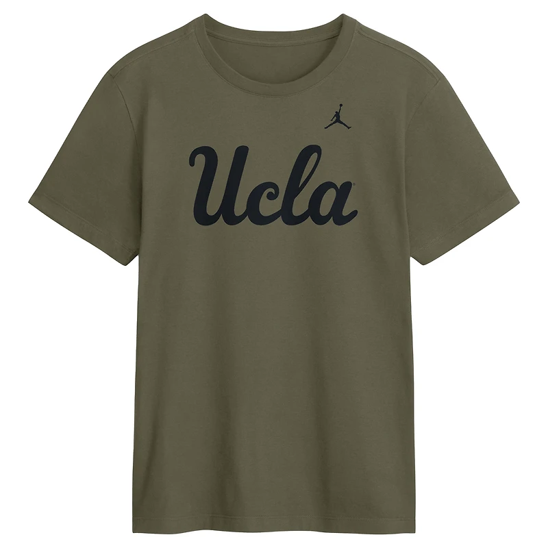 Men's Jordan Brand Olive UCLA Bruins Primetime Logo Dri-FIT T-Shirt